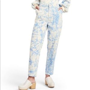 ***SOLD*** Rachel Comey Marble Print high-Rise Jeans with tapered leg, size 0